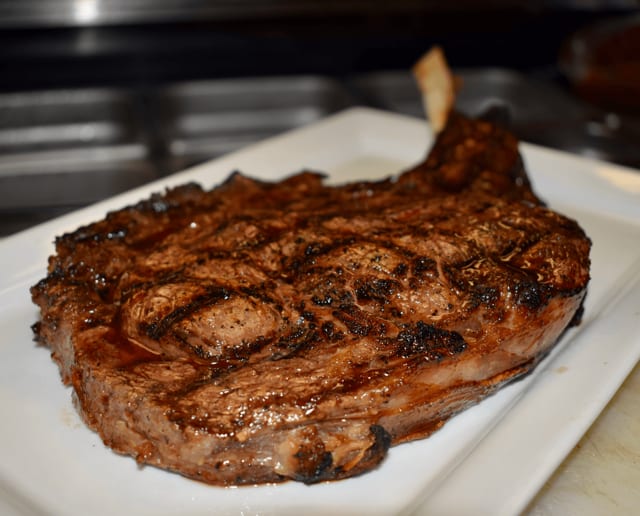 Order of Tomahawk Steak.