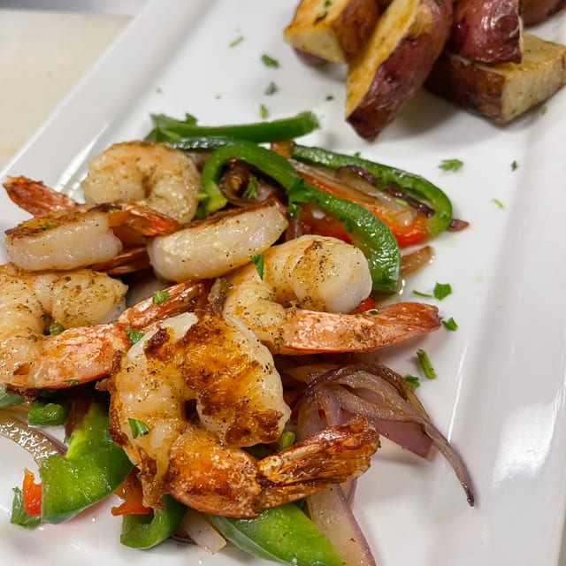 Grilled Shrimp Plate.